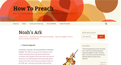 Desktop Screenshot of how-to-preach.org